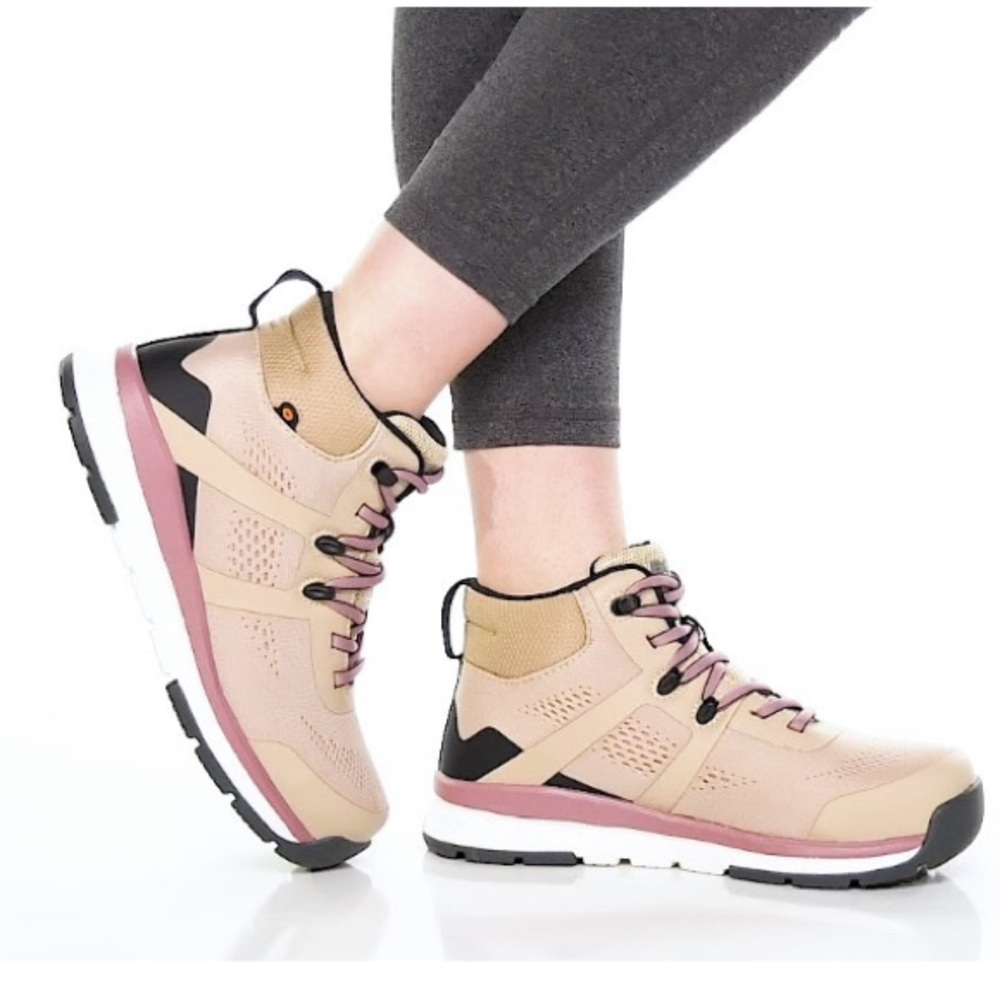 BOGS Sandstone Knit Low TR Composite Safety Toe Work Sho…